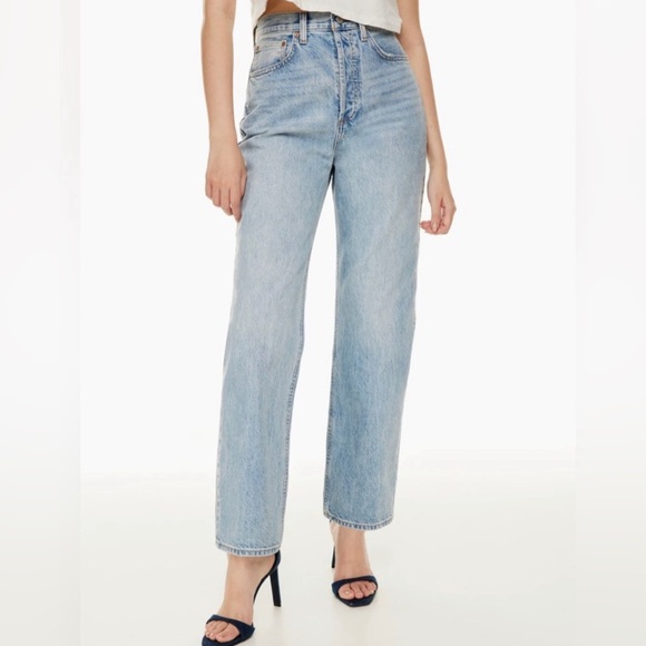 Denim Forum Denim - DENIUM FORUM - The Joni High Rise Loose Aritzia Size 24